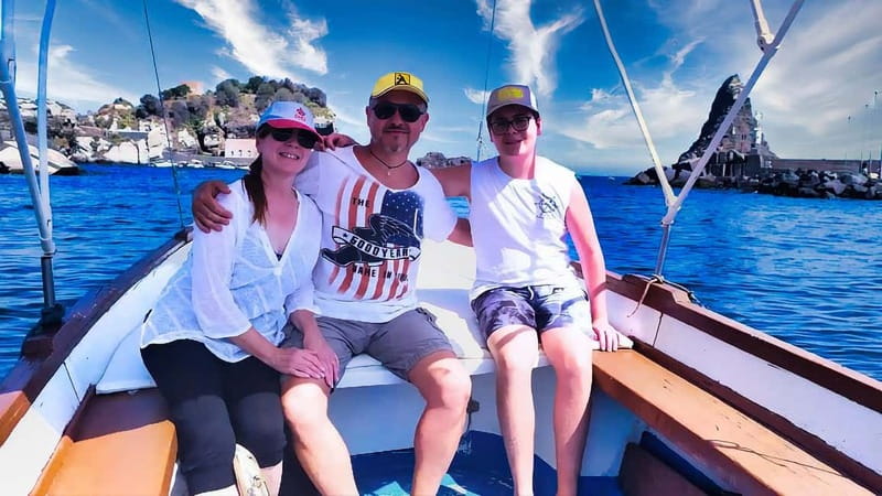 Aci Trezza: Cyclops Coast Boat Tour with Food and Swimming - Ulysses’ Caves swim in Ognina: plan like a confident swimmer
