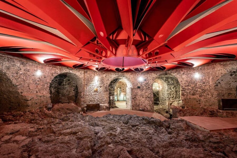 Benedictine Monastery of Catania - English Guided Tour - Roman houses under a mezzanine: the part you might miss alone