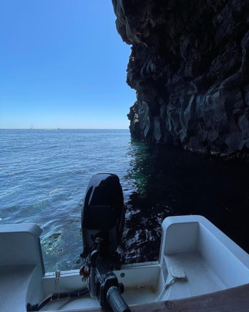 BOAT TOUR WITH APERITIF ON BOARD IN THE CYCLOPS ISLANDS - Stop 3: Catania’s Caves of Ulysses (history with a horizon)