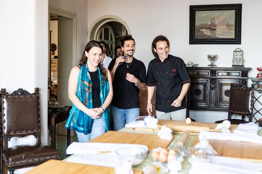 Catania: Cooking class set in a sea front historic villa - Dinner in the Historic Villa: Eat What You Made, Not Just Watch