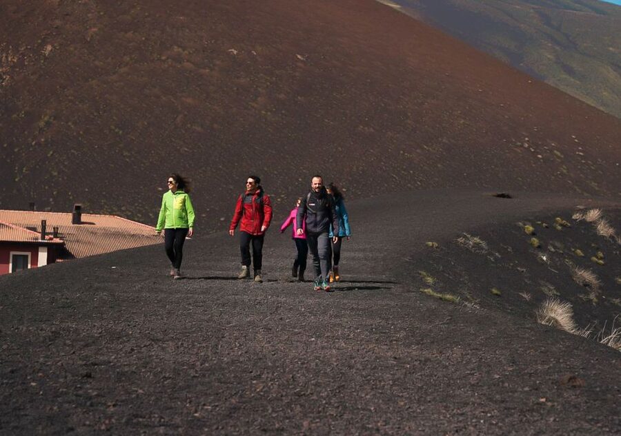 Catania: Etna Nature Tour with Hiking, Cave Visit, & Tasting - The lava cave visit: helmet and headlamp, plus real flow clues