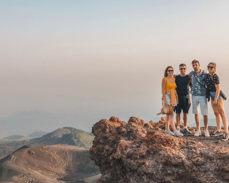 Catania: Etna Sunset Tour with Pickup and Drop-off - Mount Etna on soft hikes: lateral craters near 2000m
