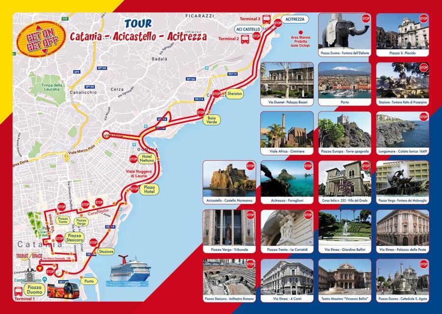 Catania: Hop-On Hop-Off Bus Tour to Acicastello & Acitrezza - Key highlights at a glance