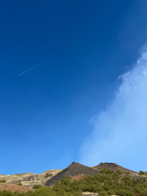 Catania: Morning Jeep Tour of Mount Etna and Lava Flow Caves - Etna Park viewpoints: walking away from the main tourist path
