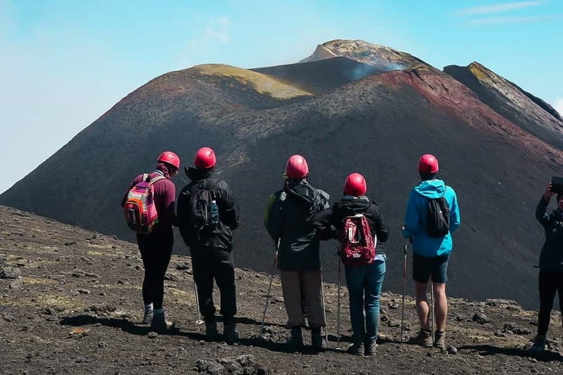 Catania: Mount Etna Adventurous Tour with a Volcano Guide - Gear handoff: wind jacket, gloves, poles, shoes, helmet