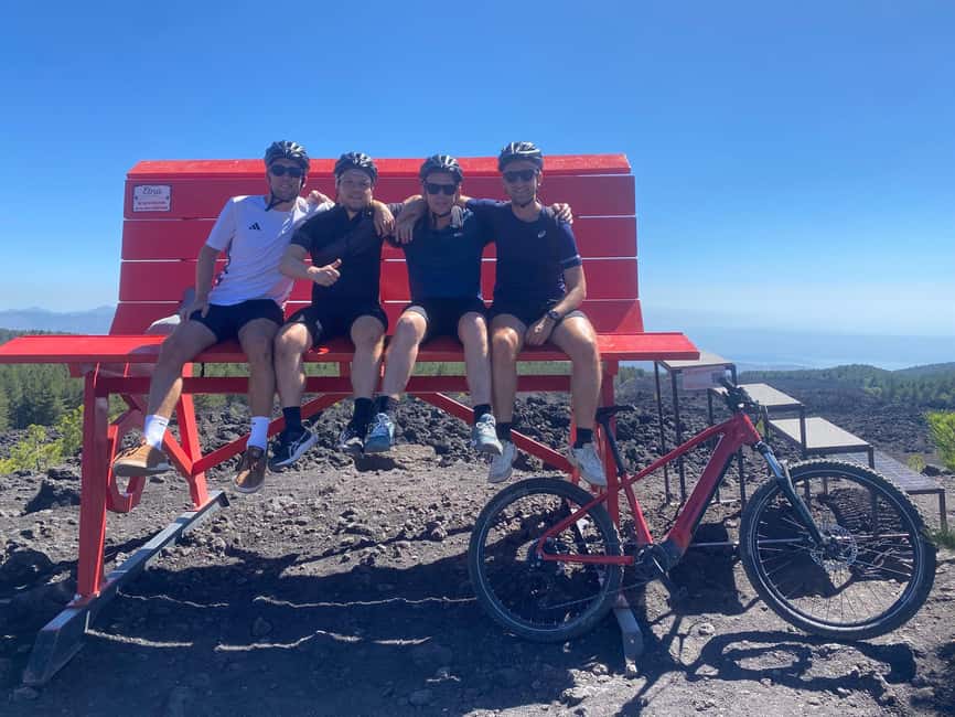 E-mtb tour through lava flows and down to Alcantara gorges - Meeting at Via Nazionale, then van to the Etna start zone