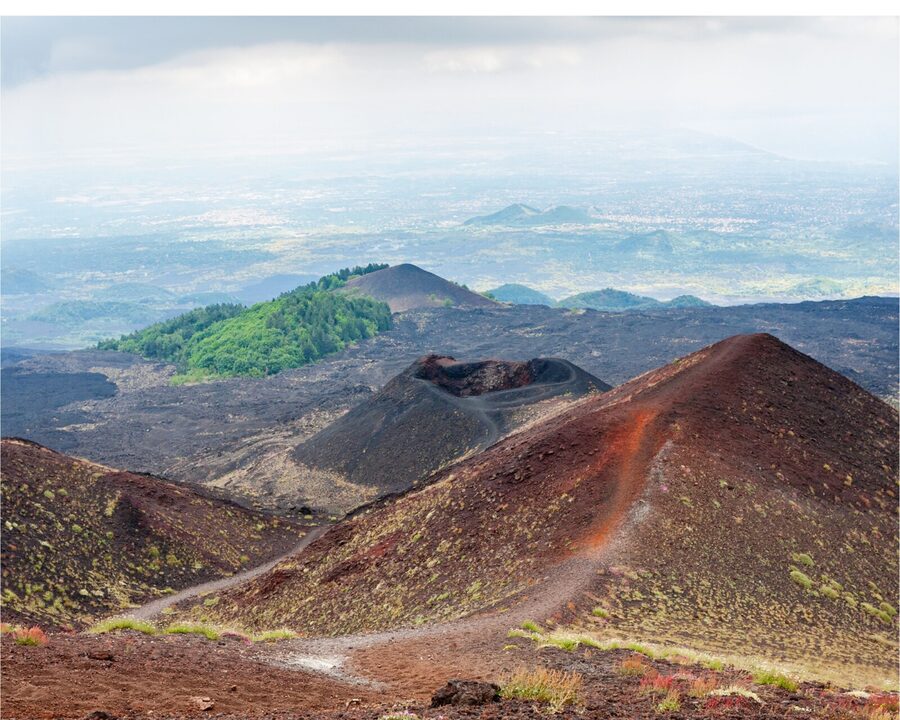 Etna excursion from Catania - The climb to Rifugio Sapienza at 1,900 meters