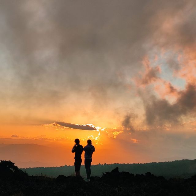 Etna excursions at sunset ancient craters and lava flows - Stop 2: the main Etna hike on a 2 km easy loop