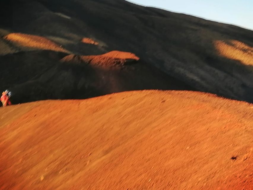 Etna excursions at sunset ancient craters and lava flows - Pickup and the Trecastagni van rhythm