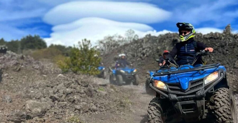 Etna quad tour - 2 hours - Mount Etna in motion: lava fields, black sand, and crater views