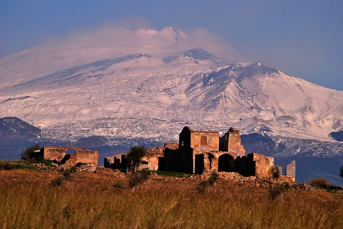ETNA & WINE, TAORMINA TOUR FD from CATANIA (GUIDE and LUNCH Included) - One Day, Two Worlds: Etna Up High and Taormina by the Sea