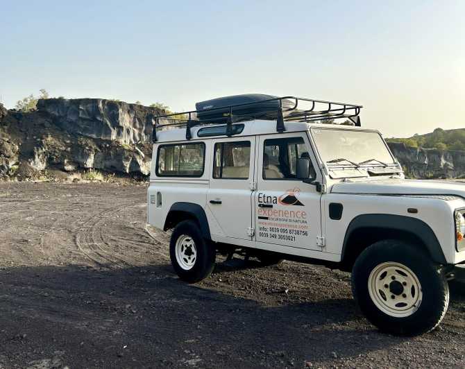 From Catania: 4x4 Mt Etna Jeep Tour - Starting from Catania’s Castello Ursino: simple logistics, real start