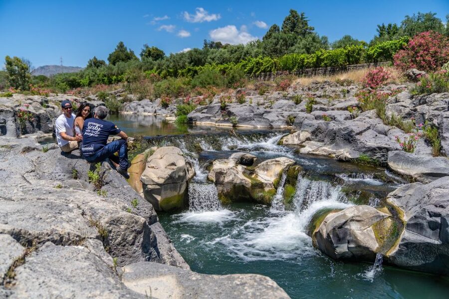 From Catania: Mount Etna and Alcantara River Tour - From Motta Camastra to the Alcantara gorge: basalt columns and quiet river edges