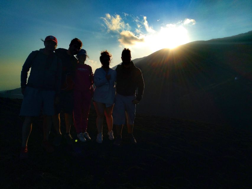 From Catania: Mount Etna Sunset Tour with Tasting and Cave - Sapienza Refuge walk: doable terrain with real views