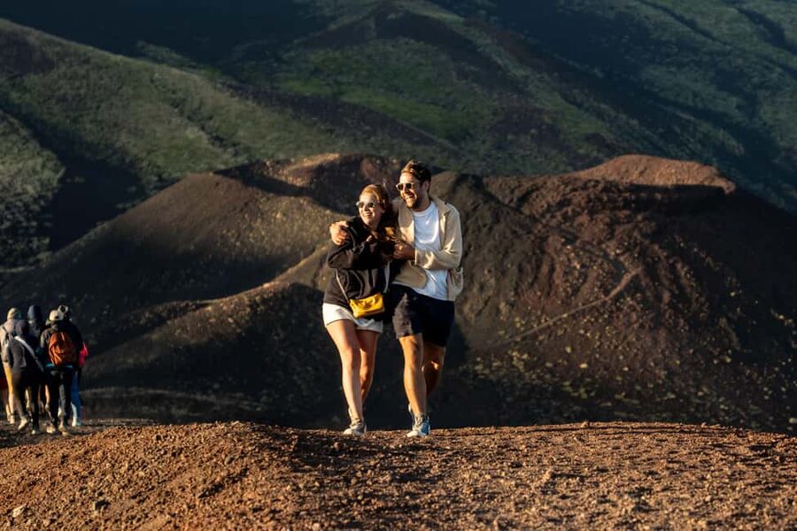 From Catania: Mount Etna Sunset Tour with Tasting and Cave - From Catania: the van ride that sets your expectations