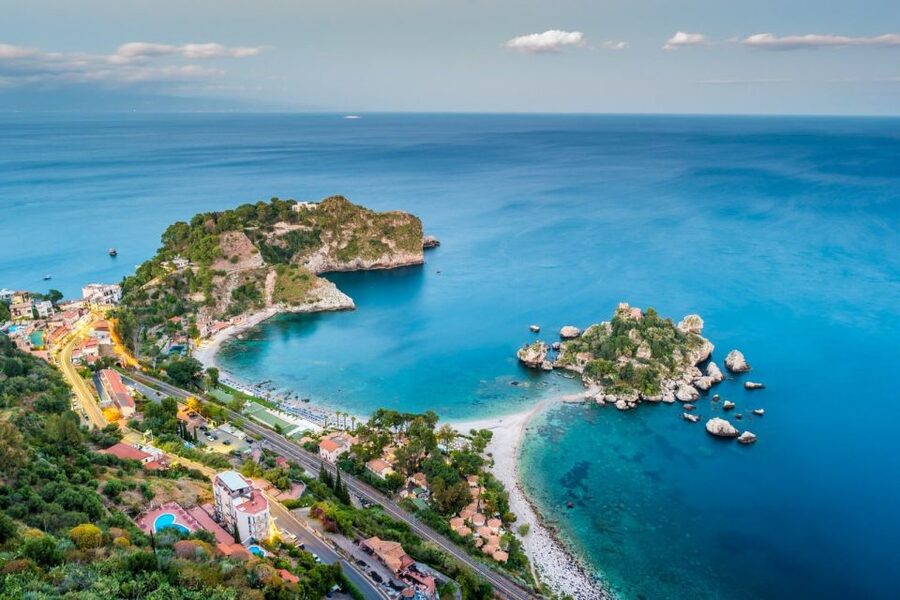 From Catania: Taormina, Isola Bella, and Castelmola Day Trip - Isola Bella Bay: Swim Time and the Stair Reality