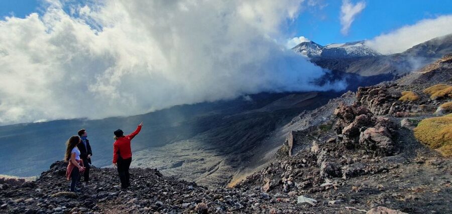 From Taormina or Catania: Private Full-Day Mount Etna Hike - The main event: a guided 5-hour Etna trek with real lava scenery