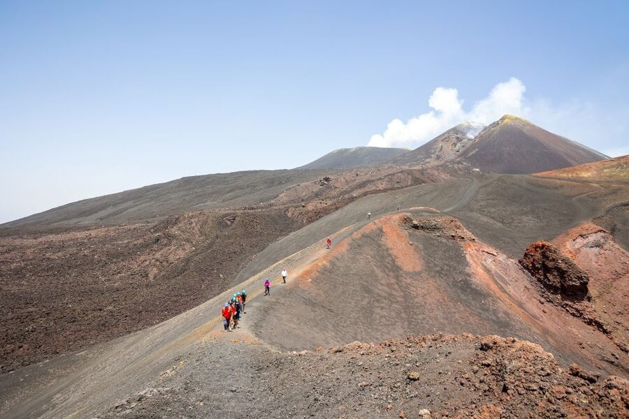 Mount Etna: Guided Volcano Summit Hiking Tour with Cable Car - Helmet, gear, and what to bring to stay comfortable