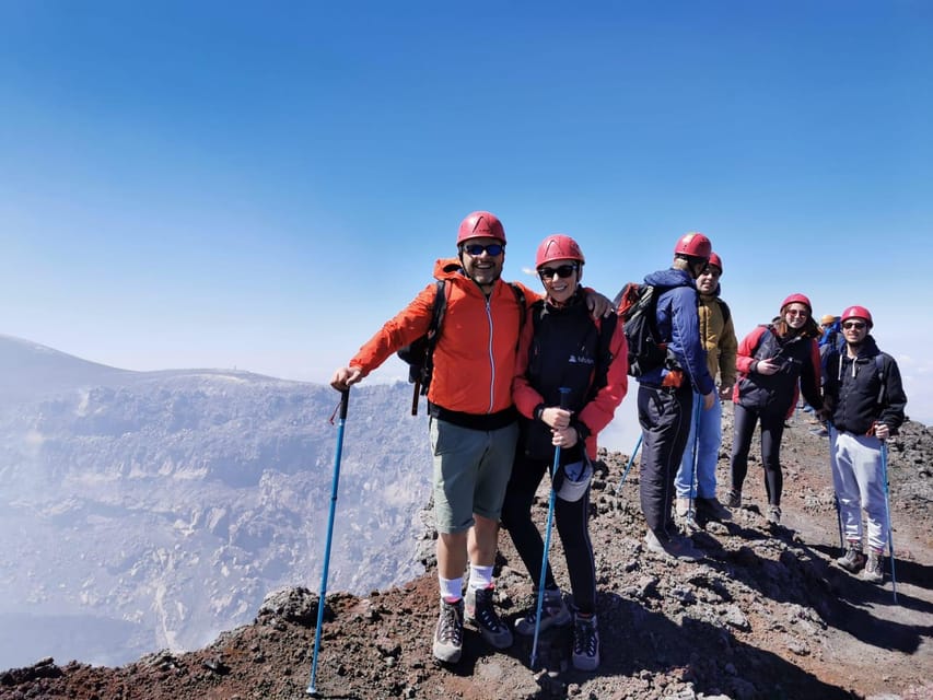 Mount Etna: Hike to the top 3400mt from the North Side - Central Crater Rim: Walking Near the Edge at ~3,320m