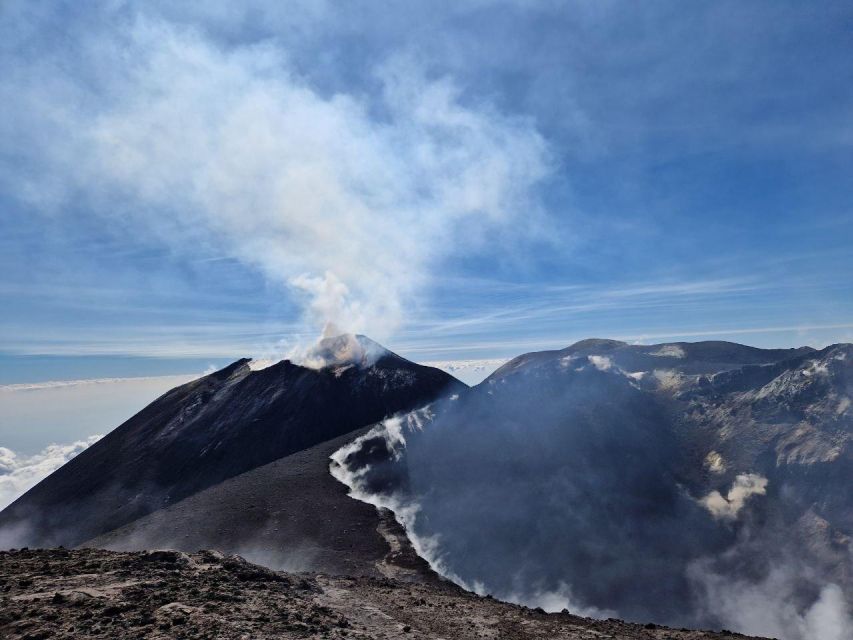 Mount Etna: Hike to the top 3400mt from the North Side - The Descent: Ash, Slag, and Panoramic Coast Views