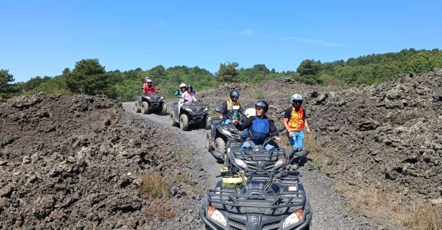 Mount Etna: Off-Road ATV Tour - The black volcanic sand run: where the adrenaline comes from