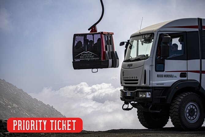 Mount Etna South Slope: Ticketing for the Etna Cable Car - QR code and meeting point: the make-or-break part