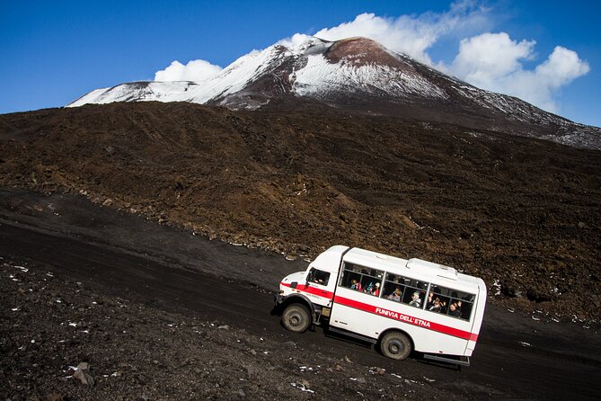 Mount Etna South Slope: Ticketing for the Etna Cable Car - Cable car ascent toward Etna’s high craters and lava views