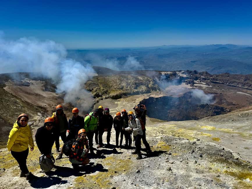 Mount Etna: Tour to the Summit Craters by Cable Car - Etna Starts at La Terrazza: getting oriented before the climb