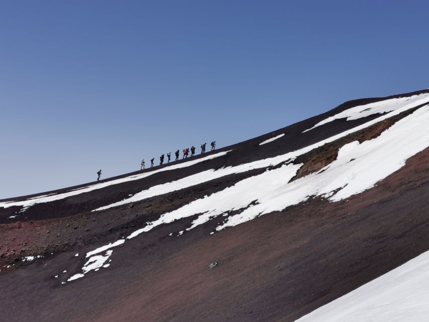 Mt Etna: Winter Trekking Tour with Optional Catania Transfer - Winter Etna from Rifugio Sapienza: the point of this 3-hour route