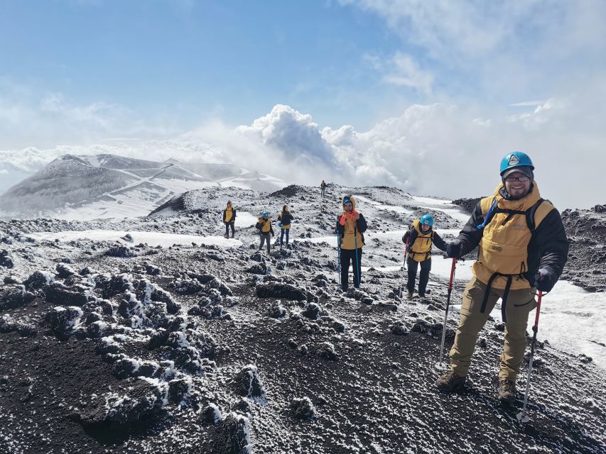 Mt Etna: Winter Trekking Tour with Optional Catania Transfer - Entering the black larch pine forest at 1850m