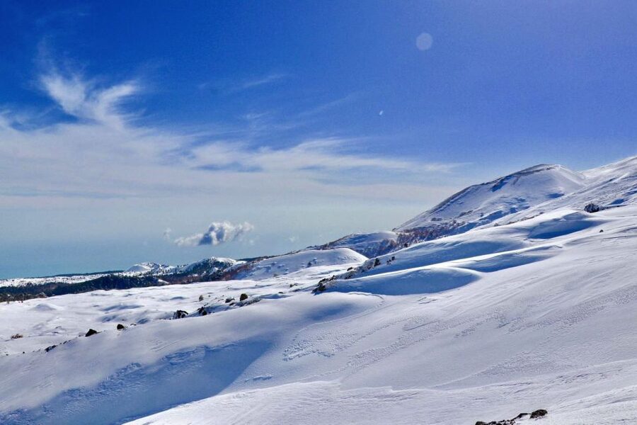 Piano Provenzana: Guided Mt. Etna Snowshoeing Trek - How Long and How Hard: 5 km, 300 Meters Up