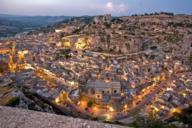 Ragusa, Modica & Scicli Tour - Stop 3: Scicli UNESCO walking tour, Chiafura caves, and San Bartolomeo