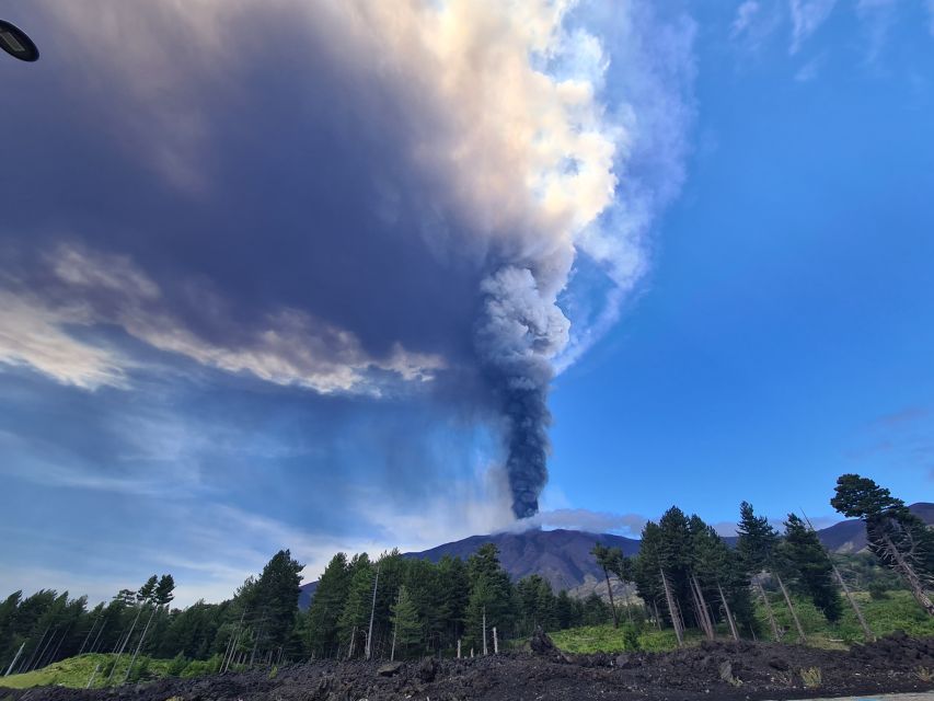 Sicily: Mount Etna 4x4 Jeep Tour with Lava Caves & Forests - Piano Provenzana at 1,800m: espresso, views, and the ruins of Le Betulle