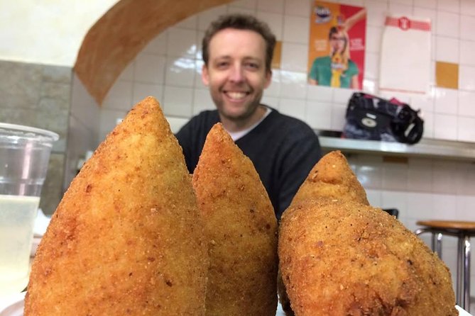 The Original Catania Street Food and Market Tour by Streaty - What You Actually Eat and Drink: Arancini, Market Fruit, and a Sicilian Dessert Finish